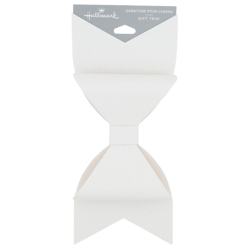 Hallmark White Ribbon Bowtie Gift Bow - 1 Each