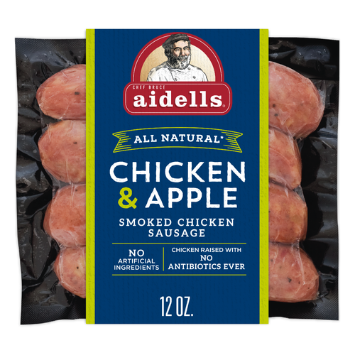 Aidells Chicken & Apple Smoked Sausage - 12 Ounce Image 1 of 4