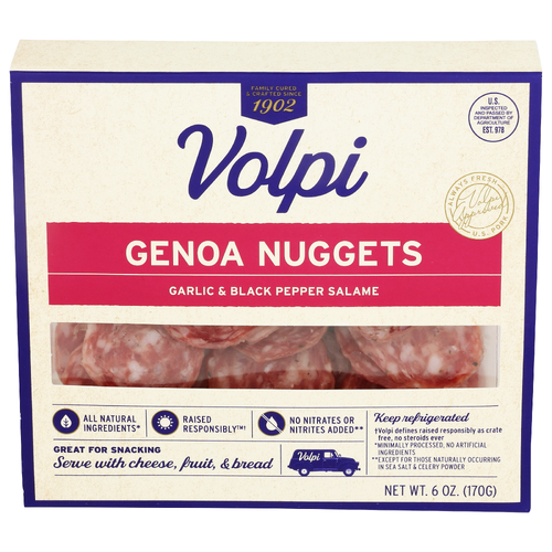 Volpi Sliced Genoa Nuggets - 6 Ounce