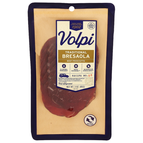 Volpi Traditional Bresaola Beef Prosciutto - 3 Ounce