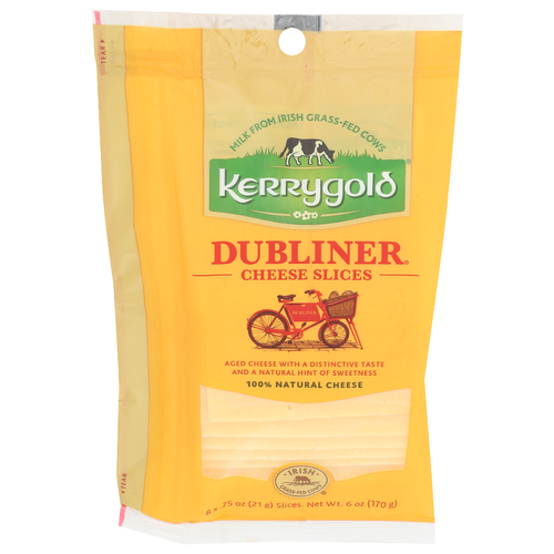 Kerrygold Dubliner Cheddar Slices Cheese - 0.75 Ounce - 8 Count