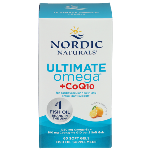 Nordic Naturals Ultimate Omega +COQ10 - 60 Count