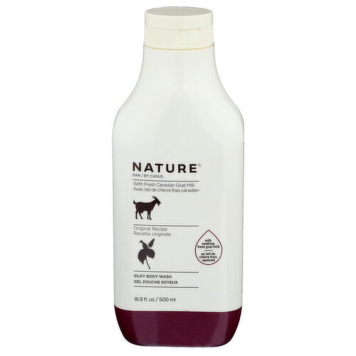 Nature Silky Body Wash - 16.9 Fluid Ounce