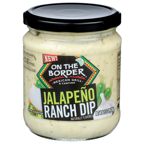 On The Border Jalapeno Ranch Dip - 15.5 Ounce