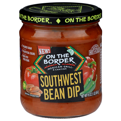 On The Border Southwest Bean Dip - 16 Ounce