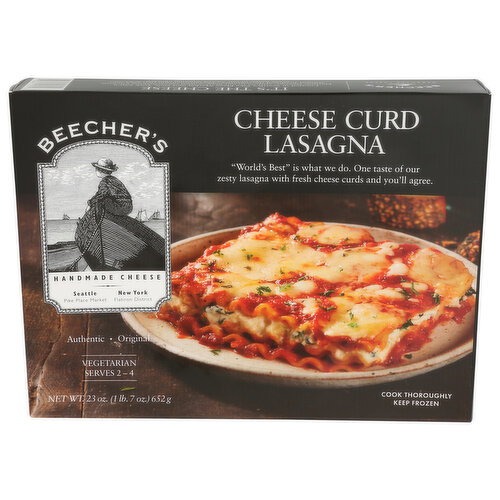 BEECHER's Frozen Lasagna Cheese Curd - 23 Ounce - 1 Count Image 1 of 4
