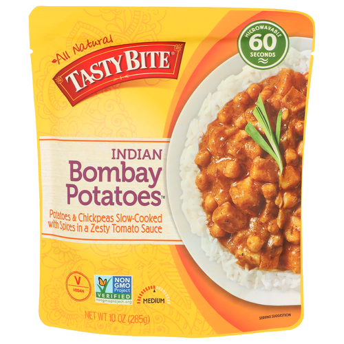 Tasty Bite Medium Indian Bombay Potatoes - 10 Ounce