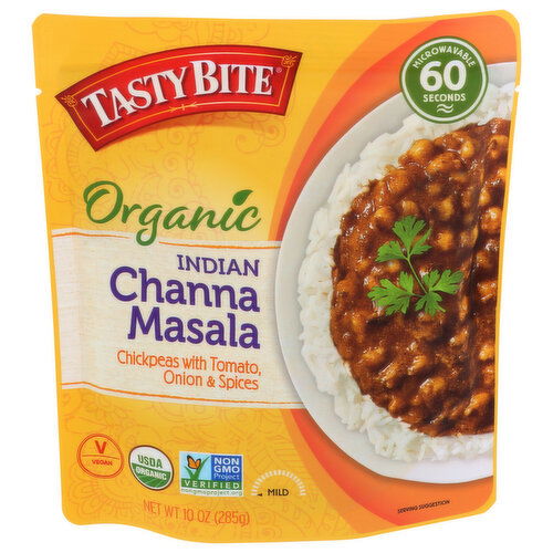 Tasty Bite Indian Entrée Organic Channa Masala - 10 Ounce