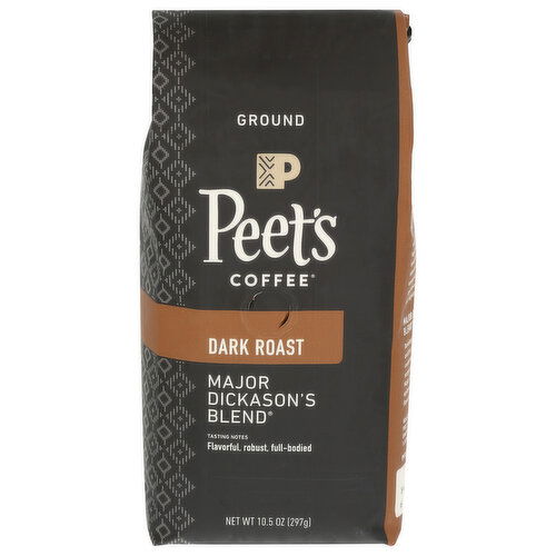 PEET'S COFFEE Major Dickason's Ground Blend - 10.5 Ounce