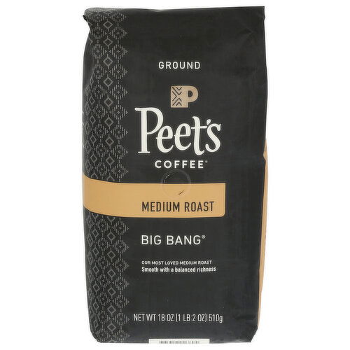 PEET's Coffee Big Bang Ground - 18 Ounce