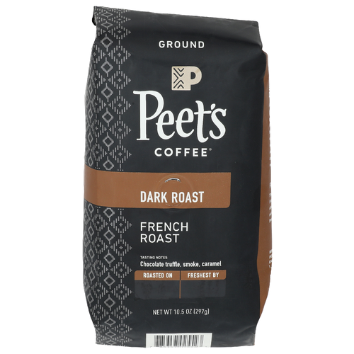 Peet's Coffee Ground Dark Roast French - 10.5 Ounce