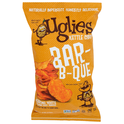 Uglies Kettle Chips Bar b Que Barbecue - 6 Ounce