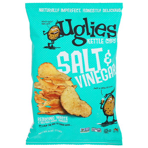 Uglies Kettle Chips Salt & Vinegar - 6 Ounce