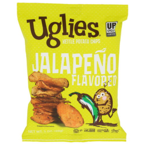 Uglies Kettle Chips Jalapeno Potato - 1 Ounce Image 1 of 4