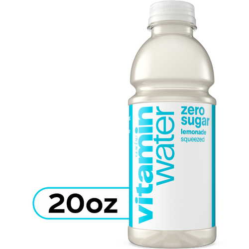 vitaminwater Zero Sugar Lemonade Flavored Water Beverage Bottle Squeezed - 20 Fluid Ounce Image 1 of 4