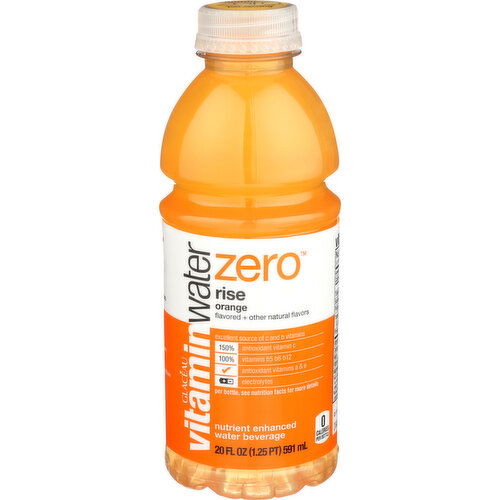 Glaceau Vitaminwater Zero Rise Orange - 20 Fluid Ounce