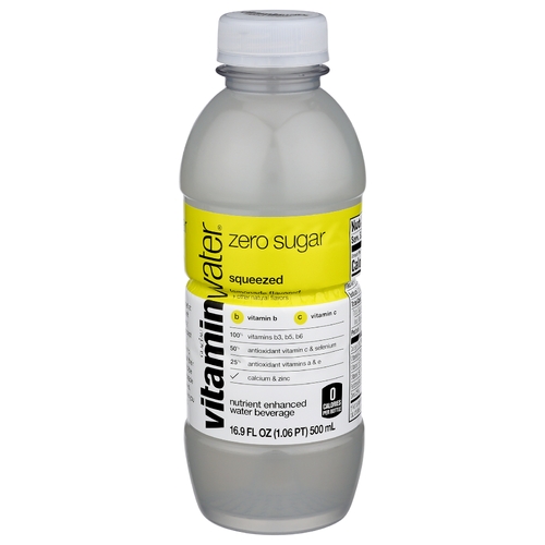Glaceau Vitaminwater Zero Squeezed - 16.9 Fluid Ounce