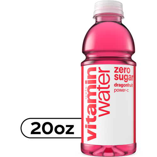 vitaminwater Zero Sugar Power-C Dragonfruit Nutrient Enhanced Flavored Water Beverage - 20 Fluid Ounce Image 1 of 4