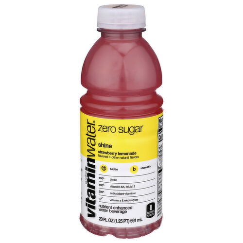 Glaceau Vitaminwater Zero Shine - 20 Fluid Ounce