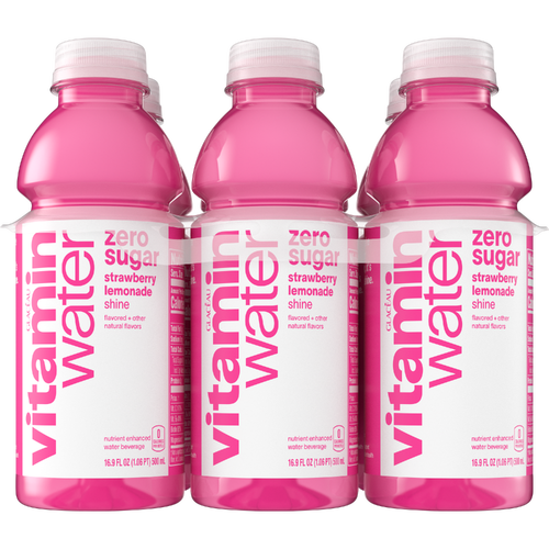 vitaminwater Zero Sugar Shine Flavored Water Bottles - 101.4 Fluid Ounce Image 1 of 2