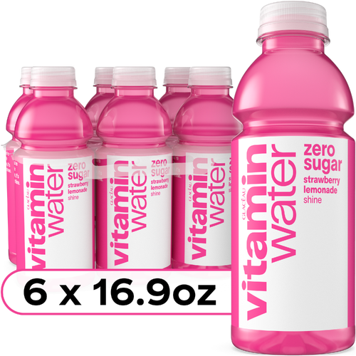 vitaminwater Zero Sugar Shine Flavored Water Bottles - 101.4 Fluid Ounce Image 1 of 4
