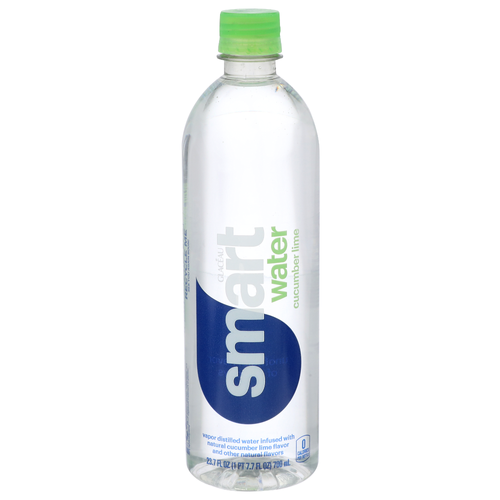Glaceau Smartwater Distilled Water Cucumber Lime - 23.7 Fluid Ounce
