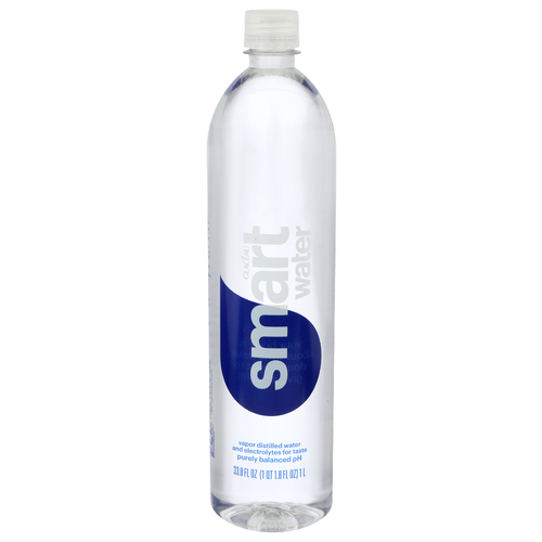 Glaceau Smartwater Smart Water - 33.8 Fluid Ounce
