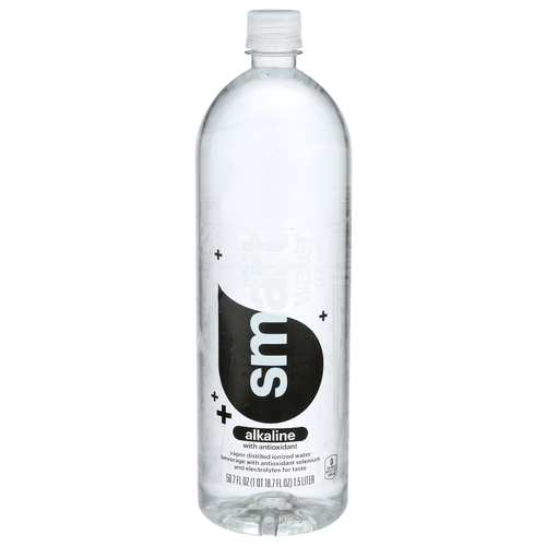 Glaceau Smartwater Alkaline With Antioxidant Bottle - 50.7 Fluid Ounce