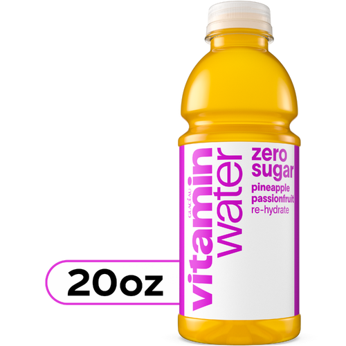 vitaminwater Zero Sugar Rehydrate Flavored Water Bottle - 20 Fluid Ounce