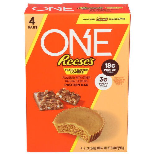 ONE BRANDS Br Prt Reeses Pb Lvr - 2.12 Ounce - 4 Count