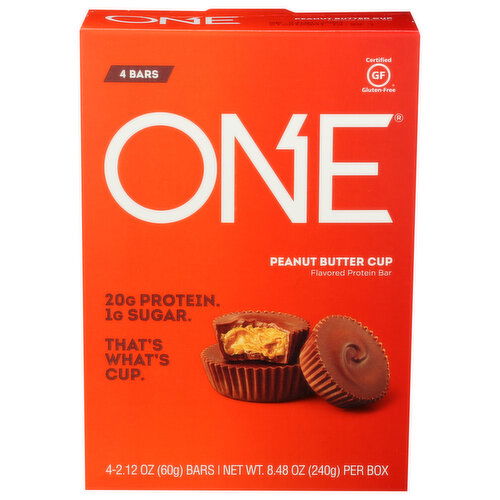 One Protein Bar, Peanut Butter Cup - 4 Each