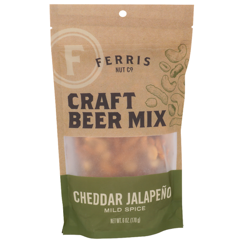 Ferris Nut Co. Cheddar Jalapeno Craft Beer Mix - 6 Ounce