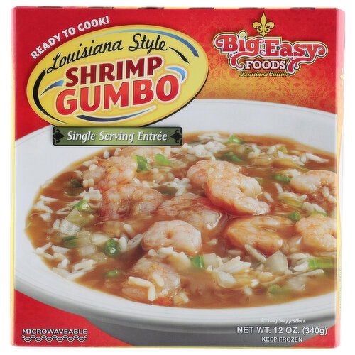 Big Easy Foods Shrimp Gumbo - 12 Ounce