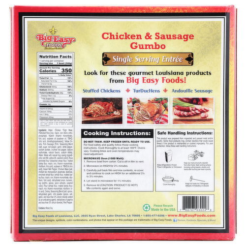 BROOKSHIRE'S Big Easy Ckn Ssg Gumbo - 12 Ounce