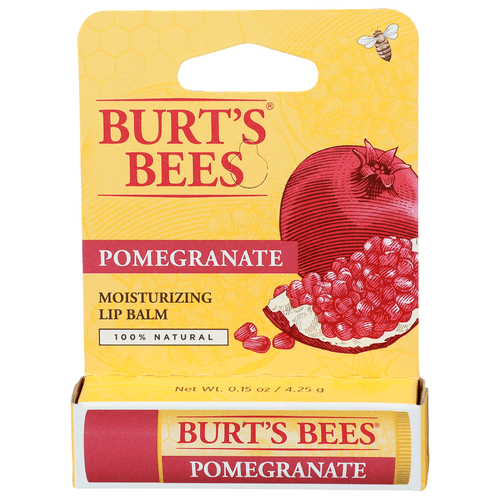 Burt's Bees Pomegranate Moisturizing Lip Balm - 0.15 Ounce