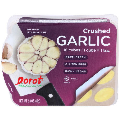 Dorot Cube Frz Garlic Crshd - 0.175 Ounce - 16 Count