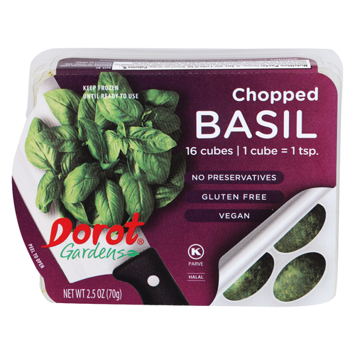 DOROT Basil Frozen Herb Cubes - 0.156 Ounce - 16 Count