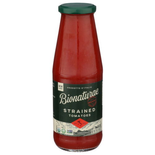 Bionaturae Organic No Salt Added Tomato Org Strained - 24 Ounce