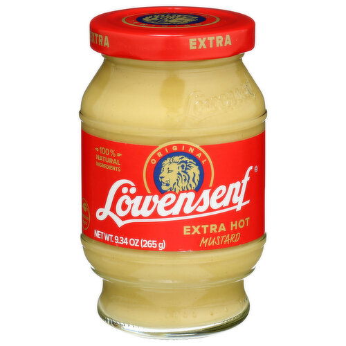 Lowensenf Mustard German Xhot - 9.34 Ounce