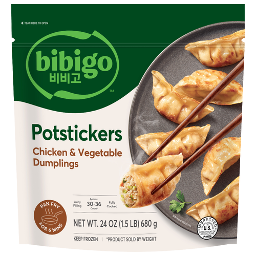 bibigo Potstickers Chicken & Vegetable Dumplings - 24 Ounce