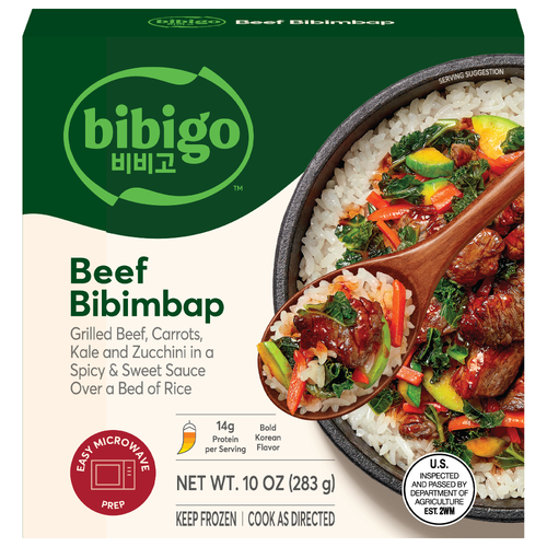 bibigo Beef Bibimbap Vegetable Rice Bowl - 10 Ounce