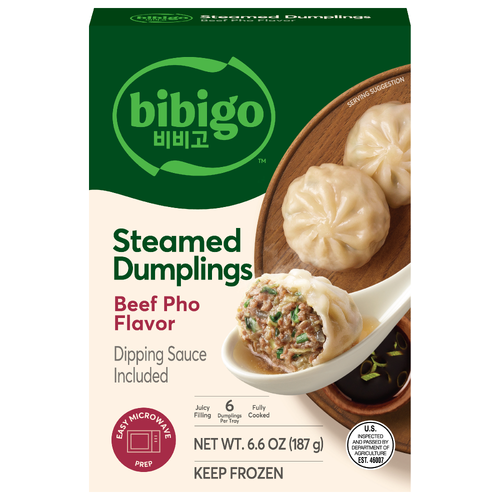 bibigo™ Steamed Dumplings Pho Beef - 6.6 Ounce