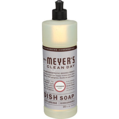 Mrs. Meyer's Clean Day Dish Soap Lavender Scent - 16 Fluid Ounce