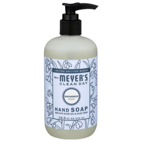 MRS. MEYER's Clean Day Snowdrop Mmcd Hand Soap Snow Drop 12.5FO 6 US - 12.5 Fluid Ounce