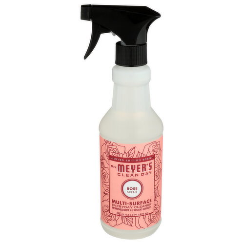 MRS. MEYER's Clean Day Cleaner Rose Multisurface - 16 Fluid Ounce Image 1 of 3