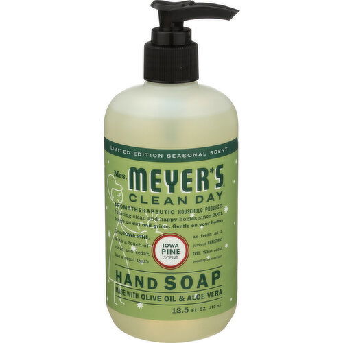 Mrs. Meyer's Clean Day Hand Soap Iowa Pine - 12.5 Fluid Ounce