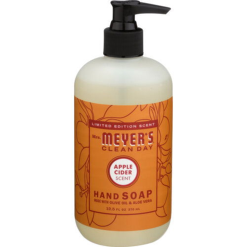 Mrs. Meyer's Clean Day Hand Soap Apple Cider Scent - 12.5 Fluid Ounce