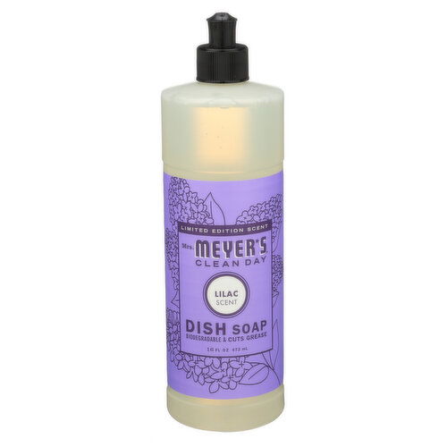 Mrs. Meyer's Clean Day Lilac Dish Soap Scent - 16 Fluid Ounce