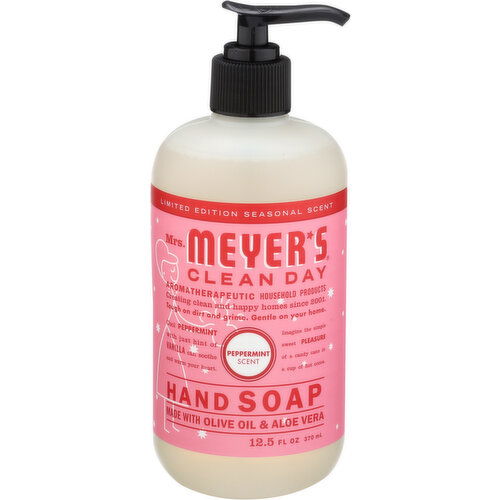 MRS. MEYER's Clean Day Hand Soap Peppermint Scent - 12.5 Fluid Ounce