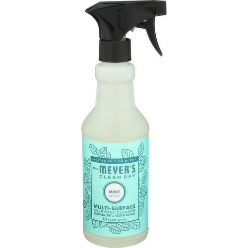 MRS. MEYER's Clean Day Multi-Surface Spray Mint Scent - 16 Fluid Ounce Image 1 of 2